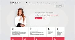 Desktop Screenshot of mixplat.com